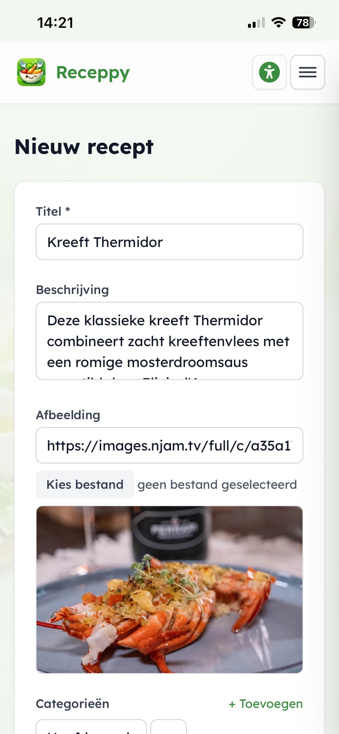 Receppy app – screenshot 10