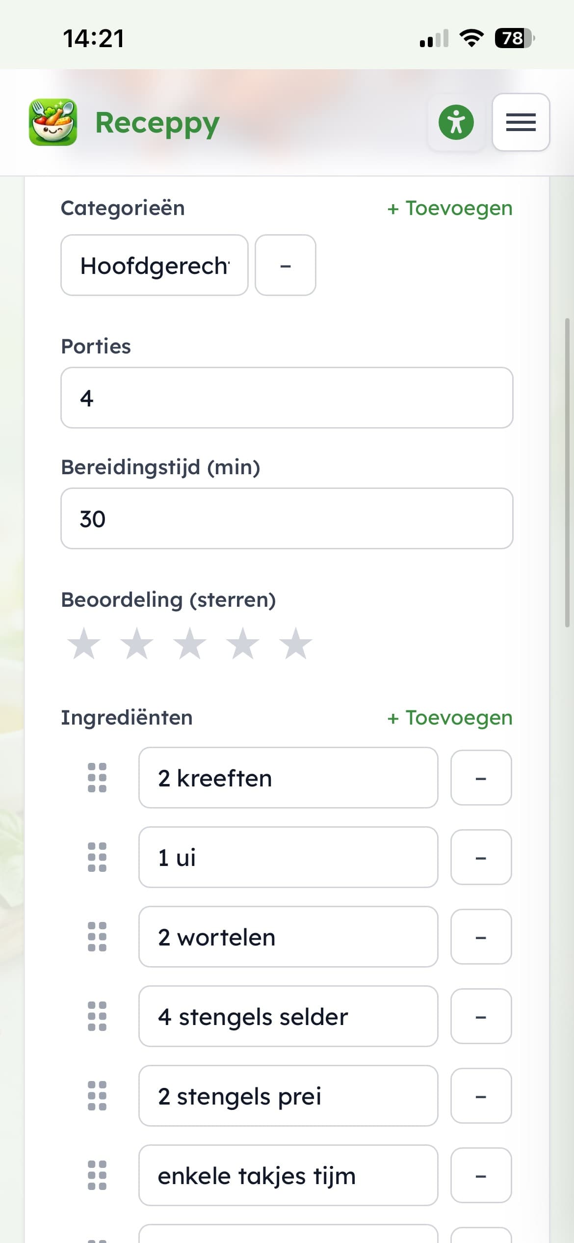 Receppy app – screenshot 11