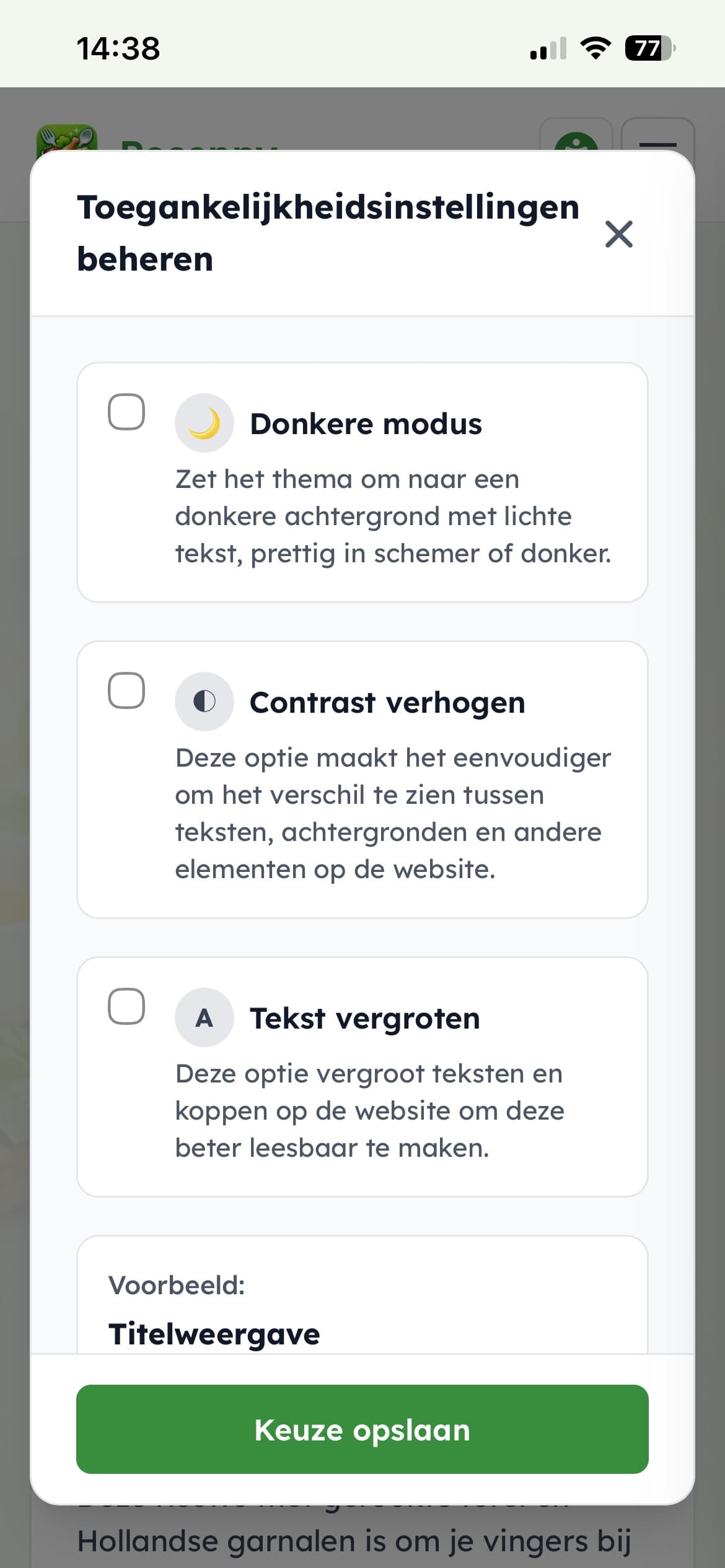 Receppy app – screenshot 13