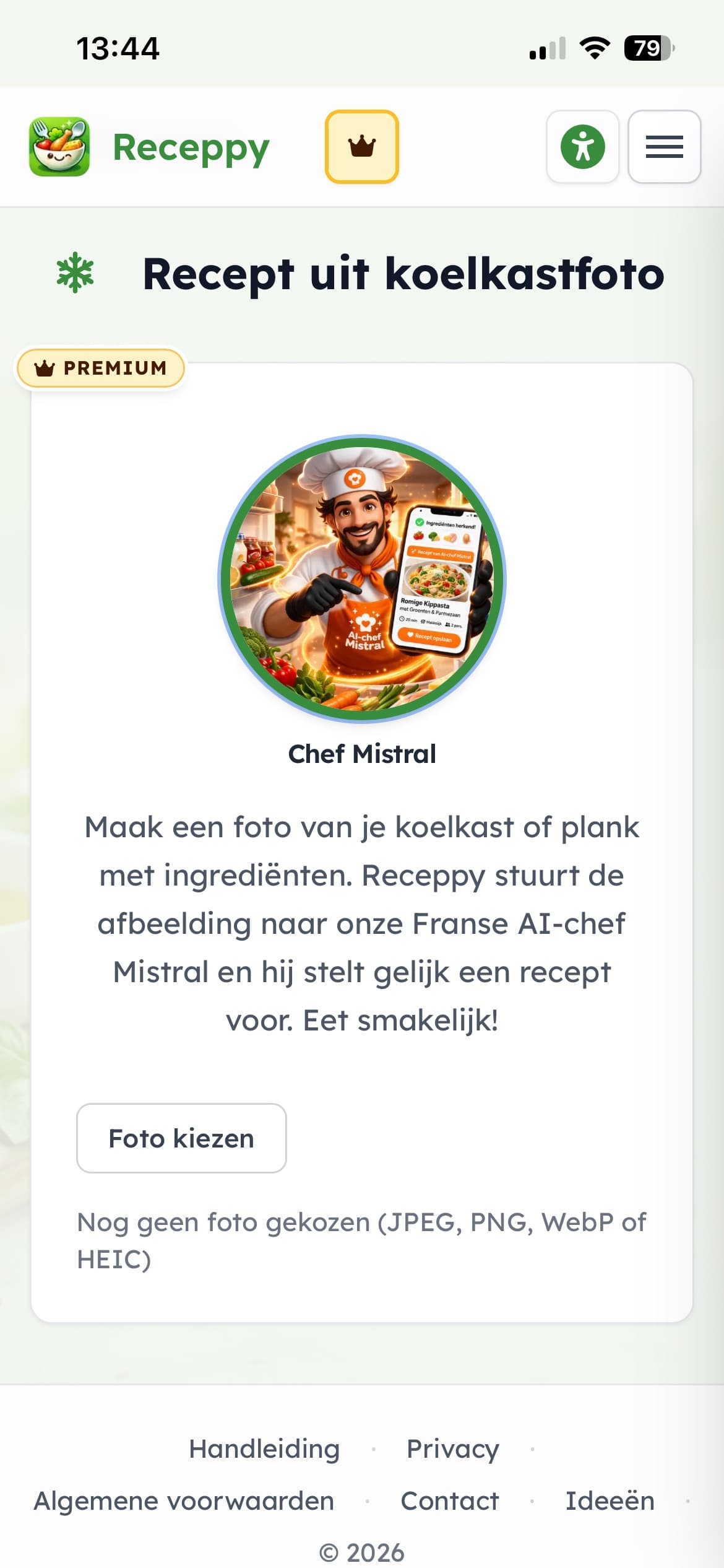 Receppy – koelkastfoto en AI-chef voor je recept